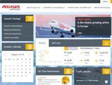 Tablet Screenshot of pegasusinvestorrelations.com